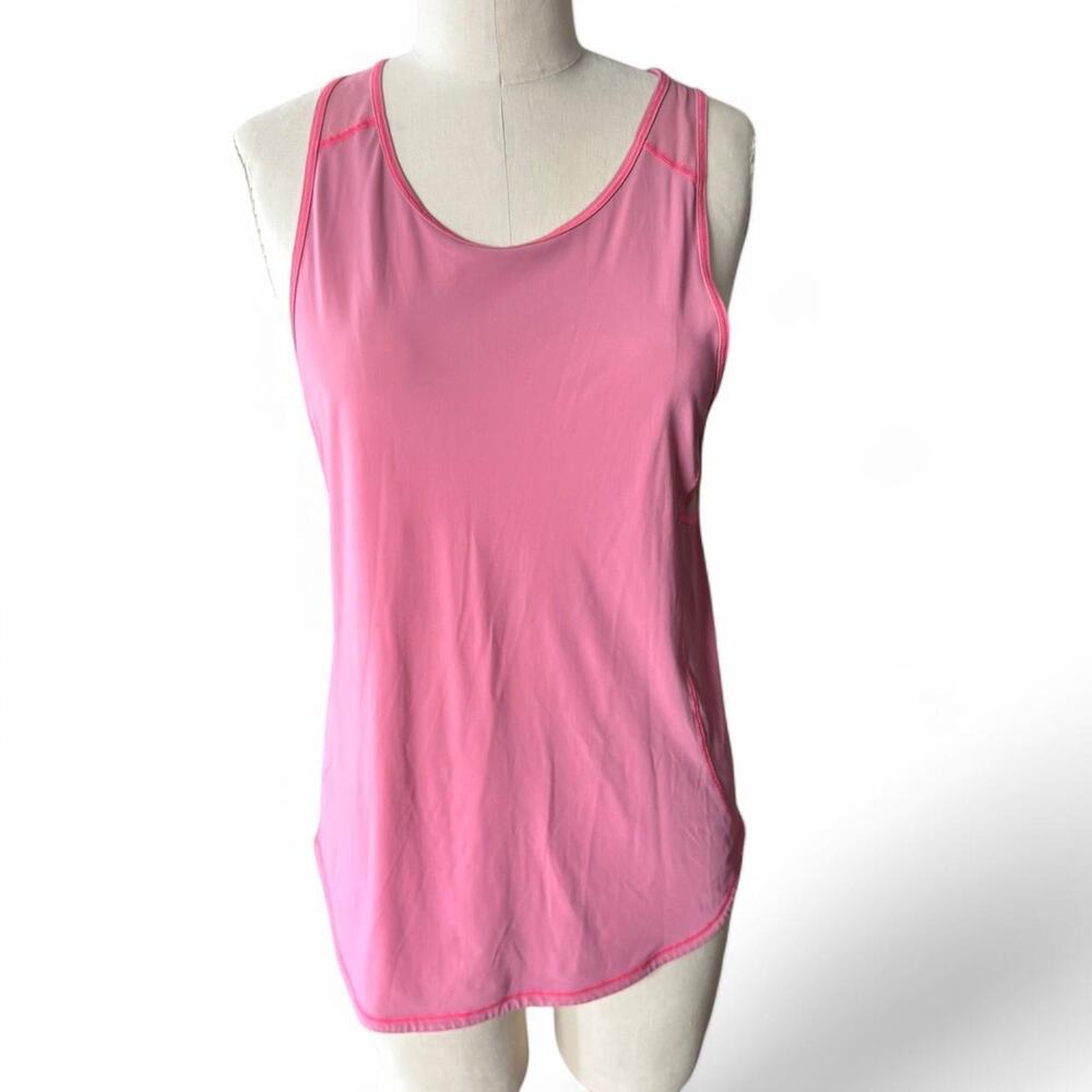 Lululemon pink sportswear tank top mesh light weight size 10